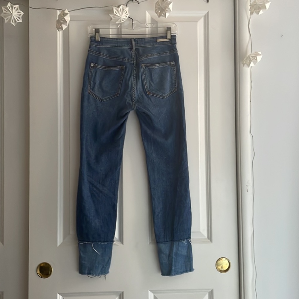 Pilcro and the letterpress color block high rise skinny jean - Picture 3 of 4